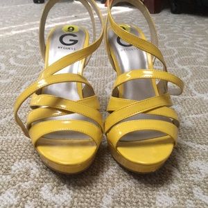 Yellow Guess heels